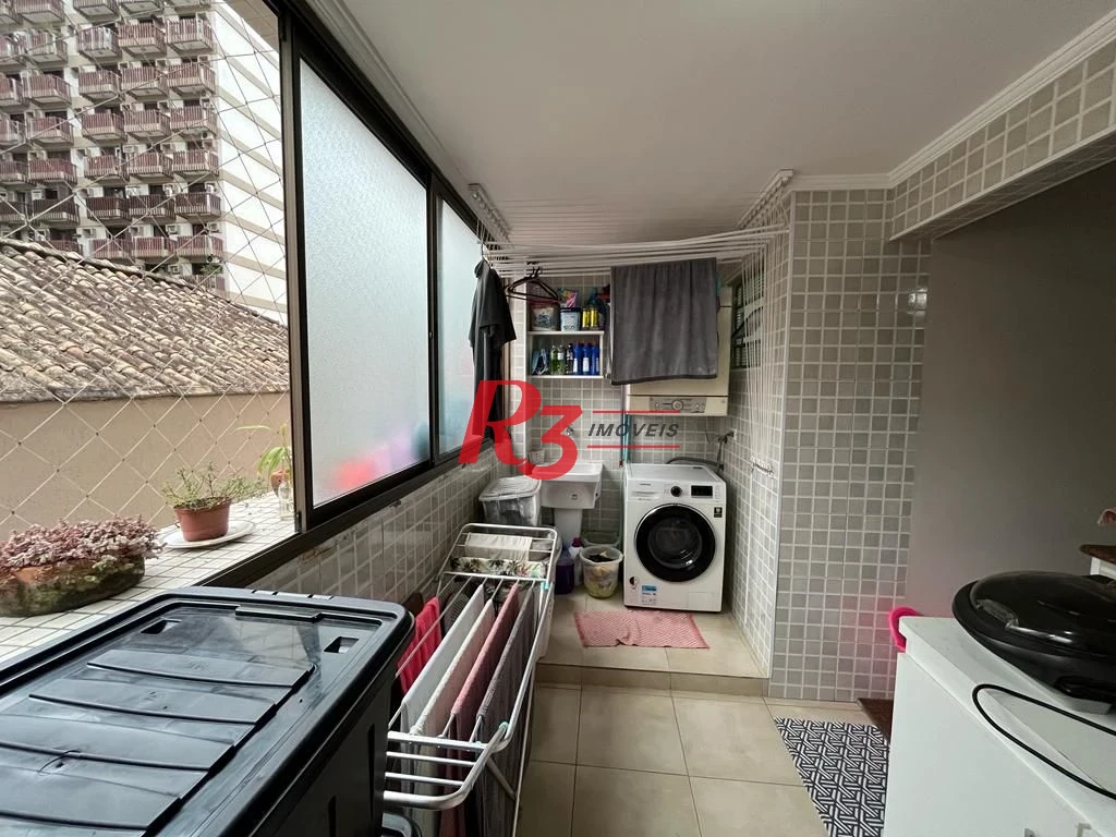 Apartamento com 3 dormitórios à venda, 162 m² por R$ 980.000,00 - Gonzaga - Santos/SP
