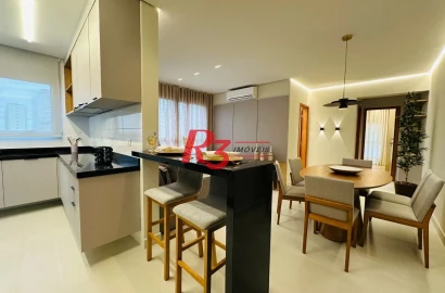 Apartamento à venda, 77 m² por R$ 827.475,00 - Aparecida - Santos/SP