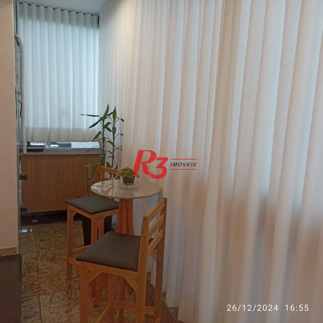 Apartamento com 2 dormitórios à venda, 140 m² por R$ 1.100.000,00 - Embaré - Santos/SP
