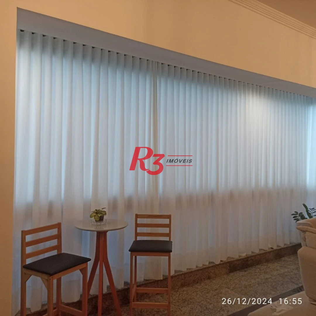 Apartamento com 2 dormitórios à venda, 140 m² por R$ 1.100.000,00 - Embaré - Santos/SP