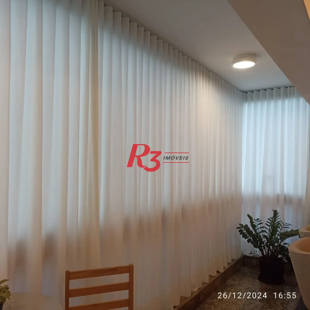Apartamento com 2 dormitórios à venda, 140 m² por R$ 1.100.000,00 - Embaré - Santos/SP
