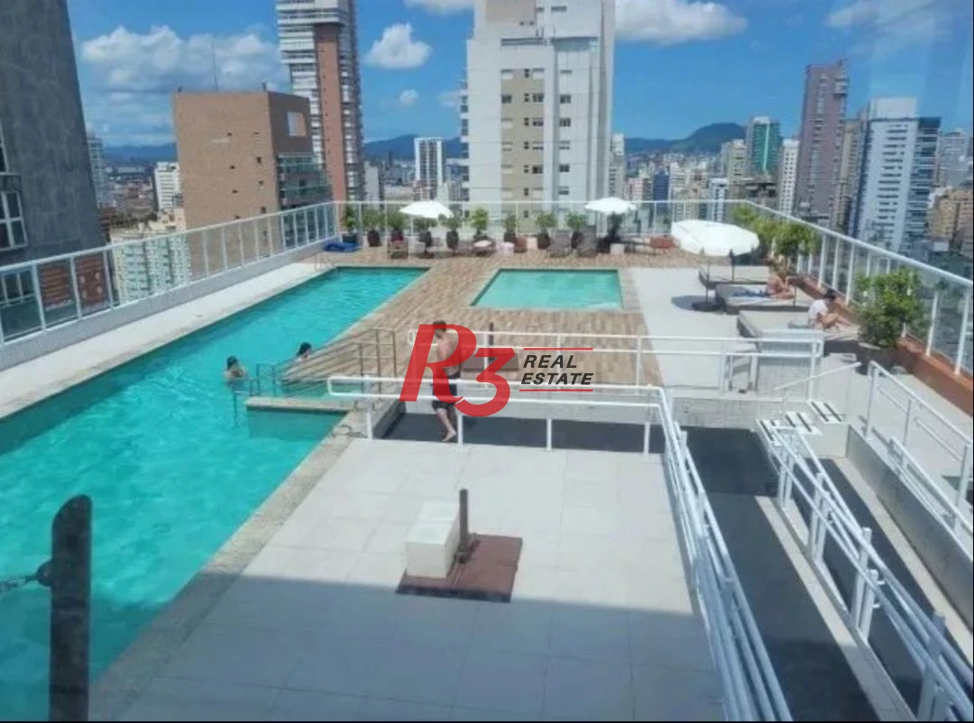 Apartamento com 2 dormitórios à venda, 80 m² por R$ 1.200.000,00 - Gonzaga - Santos/SP