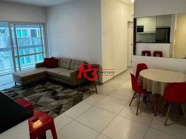 Apartamento com 2 dormitórios à venda, 80 m² por R$ 1.200.000,00 - Gonzaga - Santos/SP
