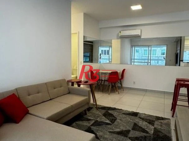 Apartamento com 2 dormitórios à venda, 80 m² por R$ 1.200.000,00 - Gonzaga - Santos/SP