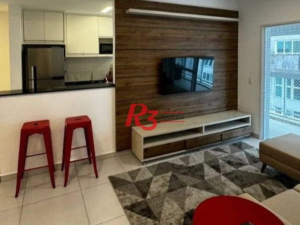 Apartamento com 2 dormitórios à venda, 80 m² por R$ 1.200.000,00 - Gonzaga - Santos/SP