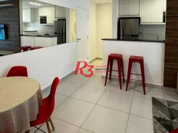 Apartamento com 2 dormitórios à venda, 80 m² por R$ 1.200.000,00 - Gonzaga - Santos/SP