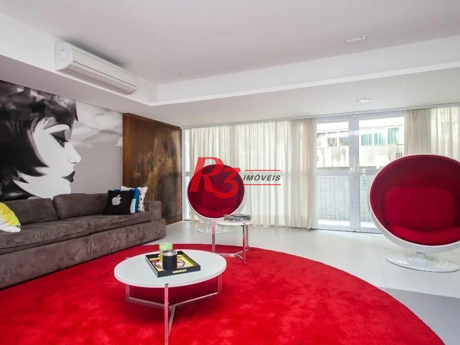 Apartamento com 2 dormitórios à venda, 80 m² por R$ 1.200.000,00 - Gonzaga - Santos/SP