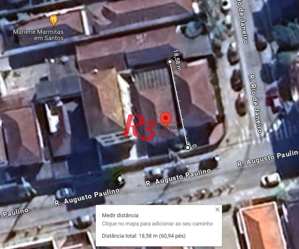 Terreno à venda, 167 m² por R$ 800.000,00 - Campo Grande - Santos/SP
