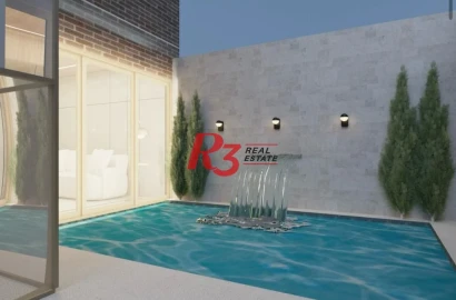 Casa com 3 dormitórios à venda, 260 m² por R$ 2.300.000,00 - Campo Grande - Santos/SP