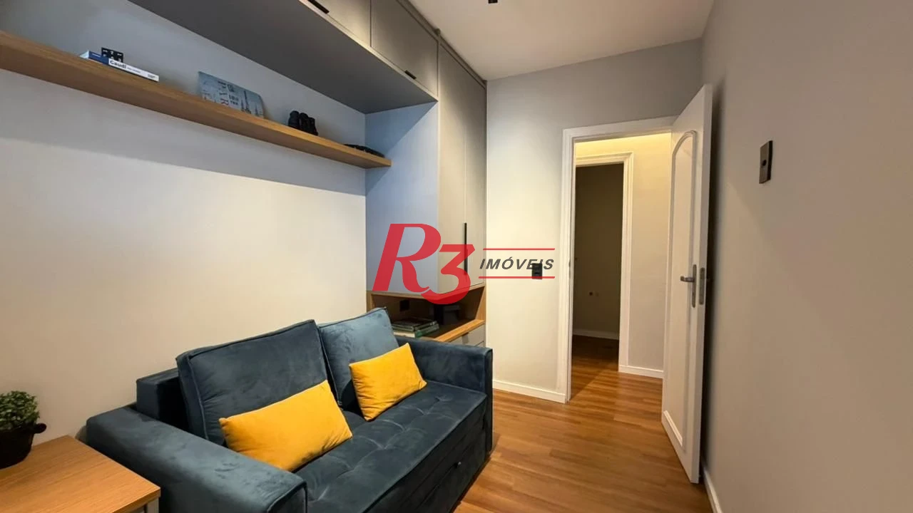 Apartamento com 3 dormitórios à venda, 205 m² por R$ 2.100.000,00 - Embaré - Santos/SP
