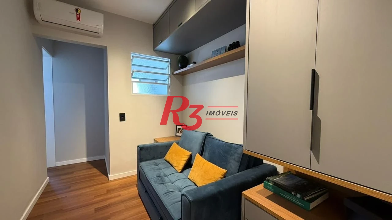 Apartamento com 3 dormitórios à venda, 205 m² por R$ 2.100.000,00 - Embaré - Santos/SP