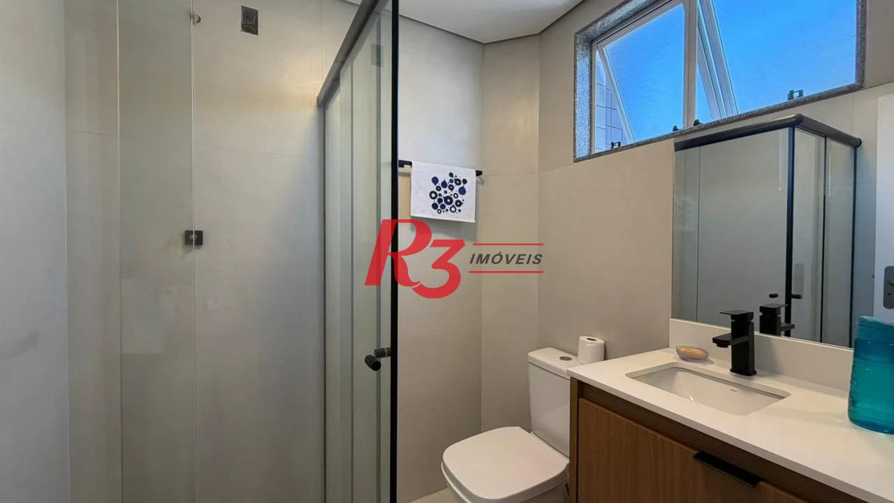 Apartamento com 3 dormitórios à venda, 205 m² por R$ 2.100.000,00 - Embaré - Santos/SP