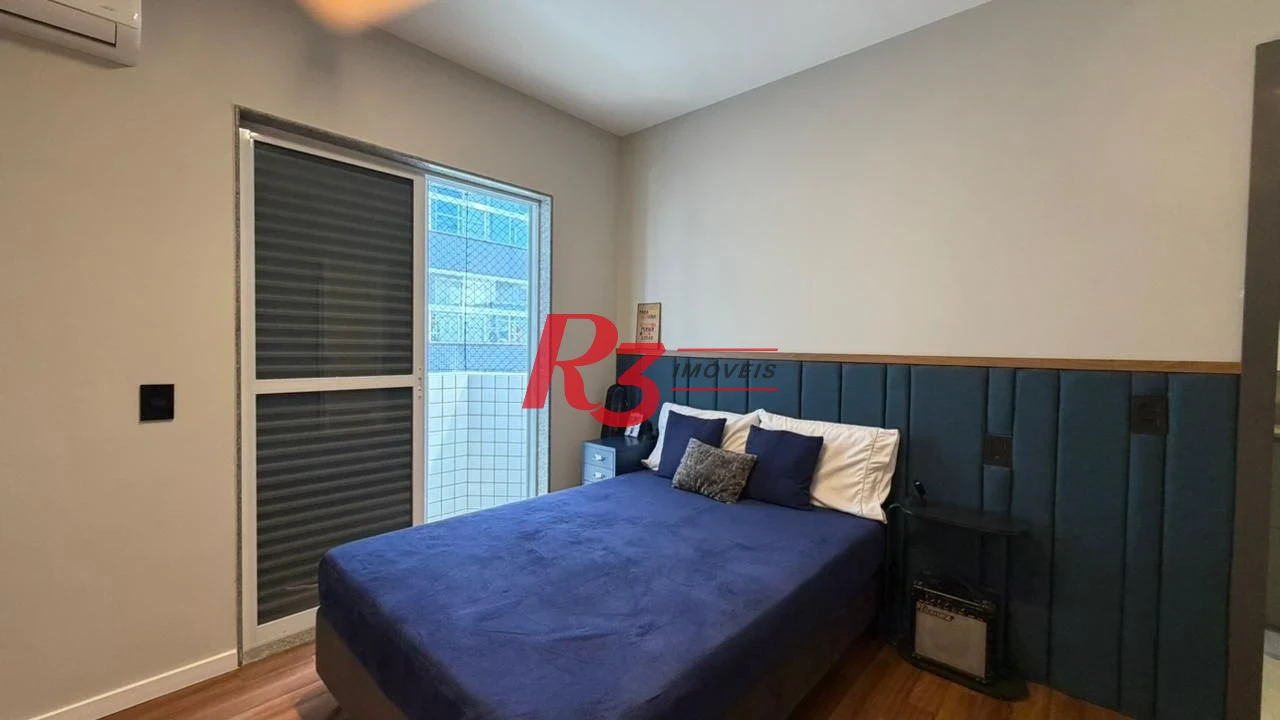 Apartamento com 3 dormitórios à venda, 205 m² por R$ 2.100.000,00 - Embaré - Santos/SP