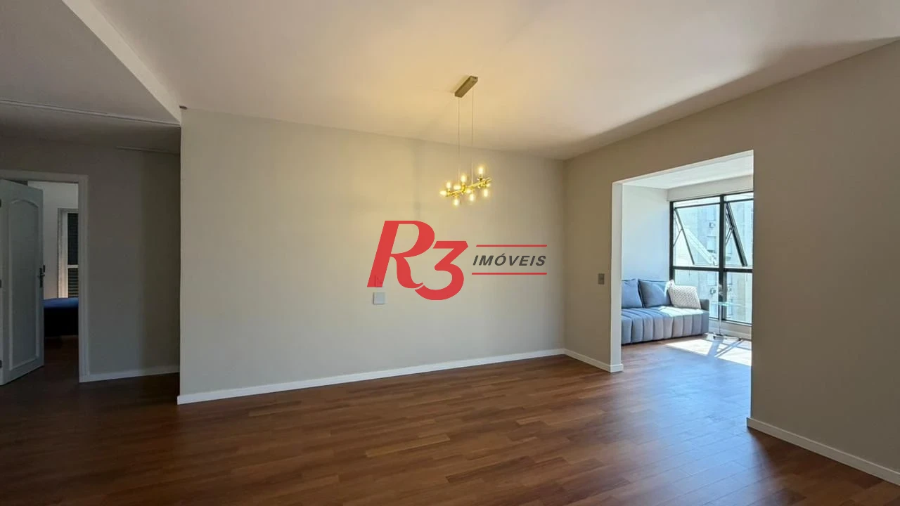 Apartamento com 3 dormitórios à venda, 205 m² por R$ 2.100.000,00 - Embaré - Santos/SP