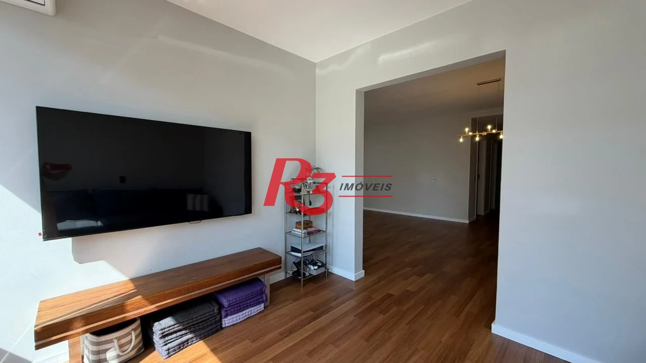 Apartamento com 3 dormitórios à venda, 205 m² por R$ 2.100.000,00 - Embaré - Santos/SP