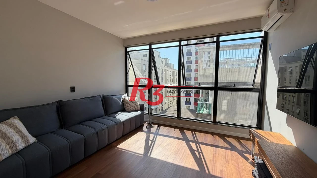 Apartamento com 3 dormitórios à venda, 205 m² por R$ 2.100.000,00 - Embaré - Santos/SP