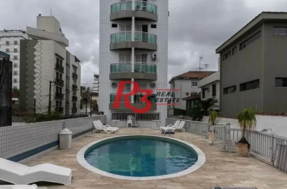 Apartamento com 2 dormitórios, 100 m² - venda por R$ 580.000,00 ou aluguel por R$ 4.500,00/mês - Ponta da Praia - Santos/SP