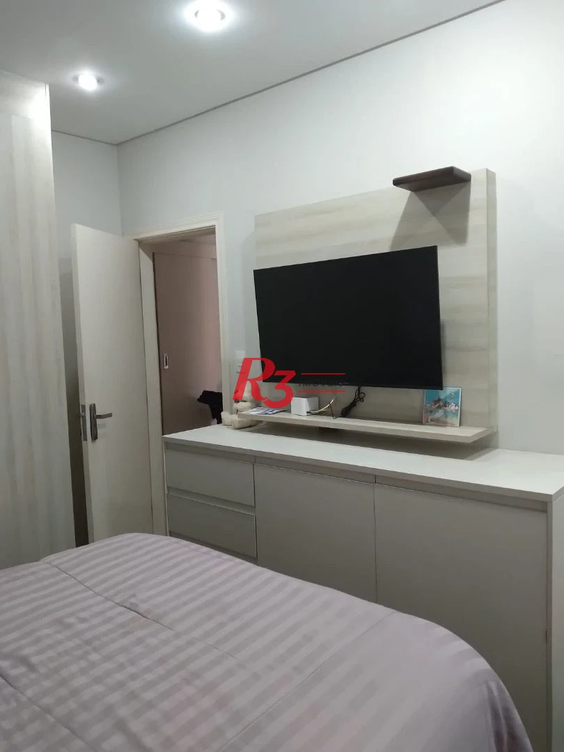Apartamento com 2 dormitórios à venda, 108 m² por R$ 600.000,00 - Gonzaga - Santos/SP
