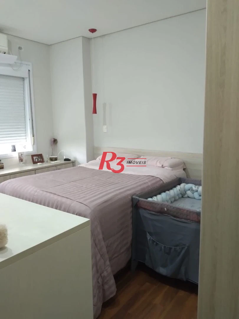 Apartamento com 2 dormitórios à venda, 108 m² por R$ 600.000,00 - Gonzaga - Santos/SP