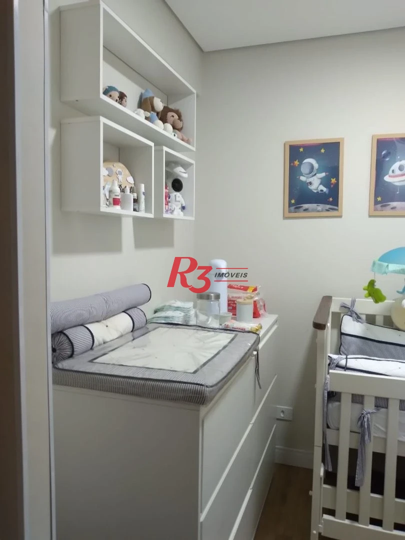 Apartamento com 2 dormitórios à venda, 108 m² por R$ 600.000,00 - Gonzaga - Santos/SP