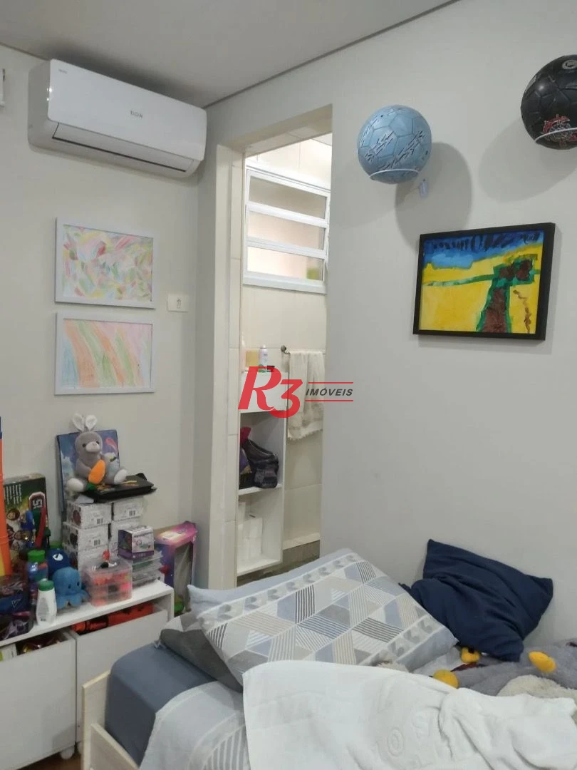 Apartamento com 2 dormitórios à venda, 108 m² por R$ 600.000,00 - Gonzaga - Santos/SP