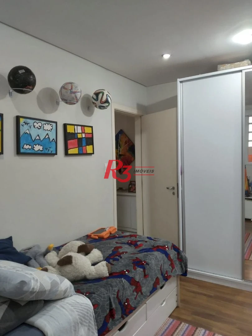 Apartamento com 2 dormitórios à venda, 108 m² por R$ 600.000,00 - Gonzaga - Santos/SP