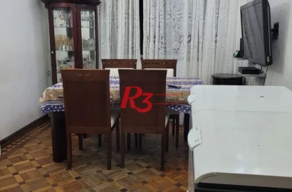 Apartamento com 2 dormitórios à venda, 90 m² por R$ 417.000,00 - Vila Matias - Santos/SP