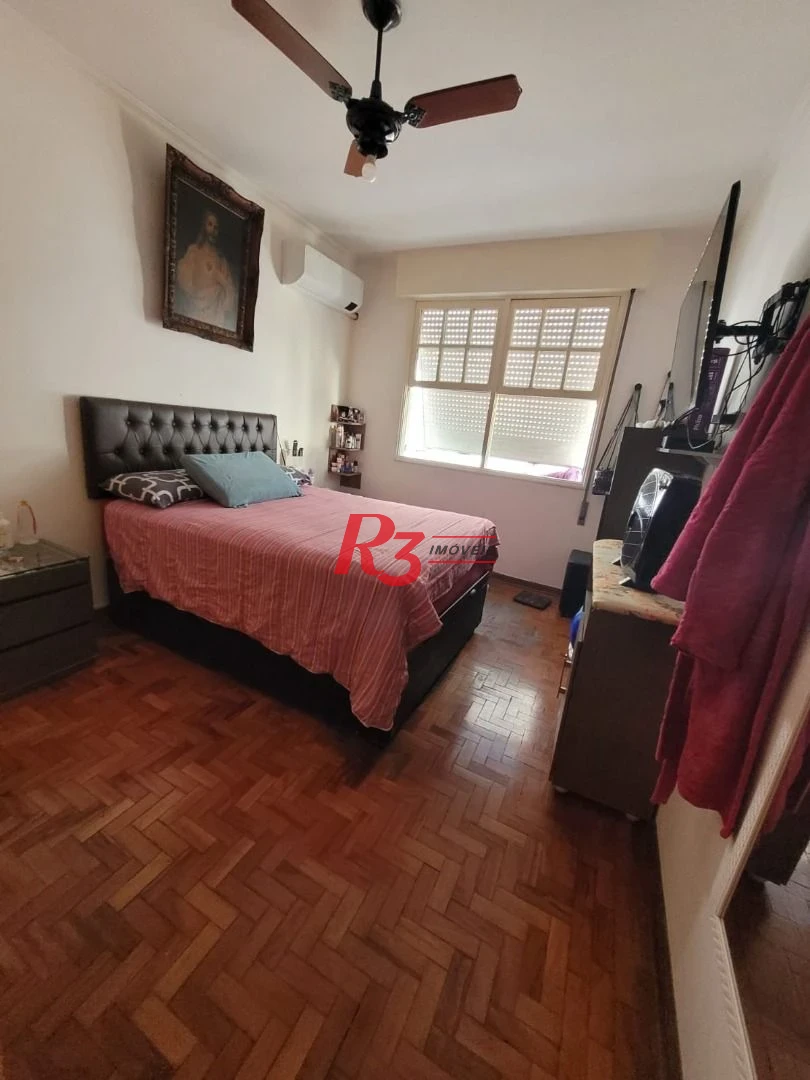 Apartamento com 2 dormitórios à venda, 90 m² por R$ 417.000,00 - Vila Matias - Santos/SP