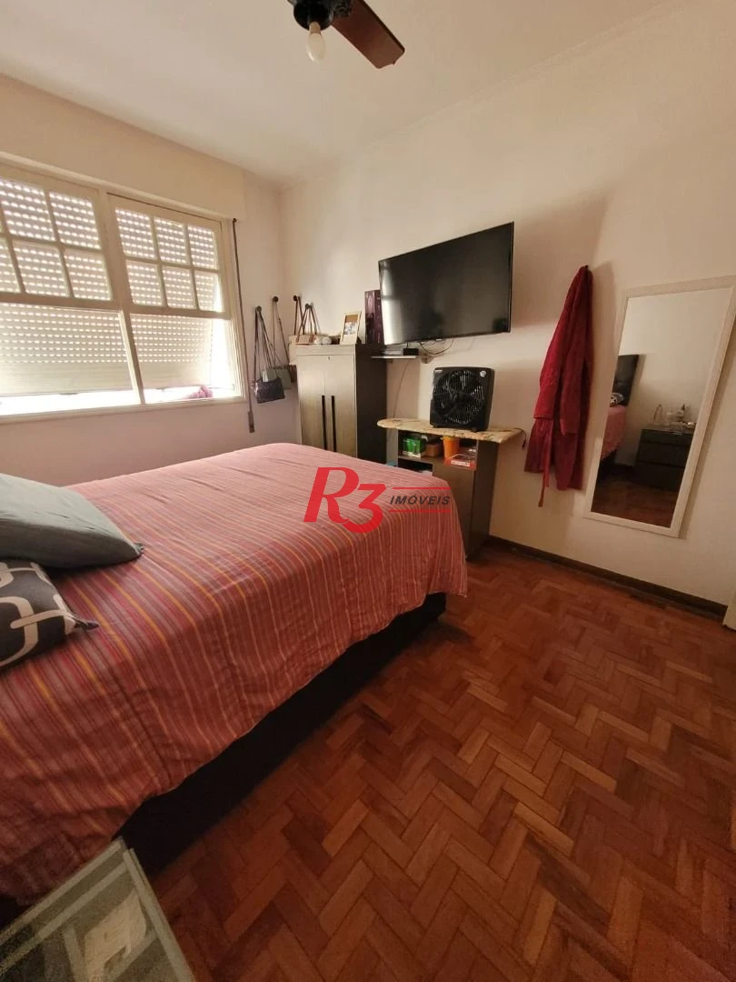 Apartamento com 2 dormitórios à venda, 90 m² por R$ 417.000,00 - Vila Matias - Santos/SP