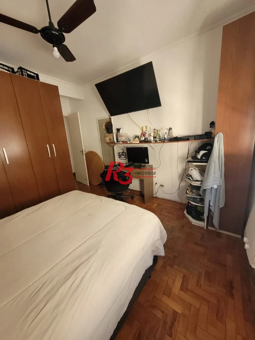 Apartamento com 2 dormitórios à venda, 90 m² por R$ 417.000,00 - Vila Matias - Santos/SP