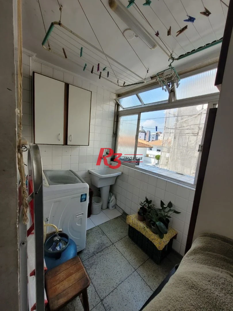 Apartamento com 2 dormitórios à venda, 90 m² por R$ 417.000,00 - Vila Matias - Santos/SP