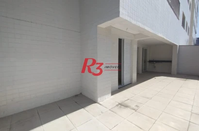 Apartamento Garden à venda, 100 m² por R$ 580.000,00 - Macuco - Santos/SP