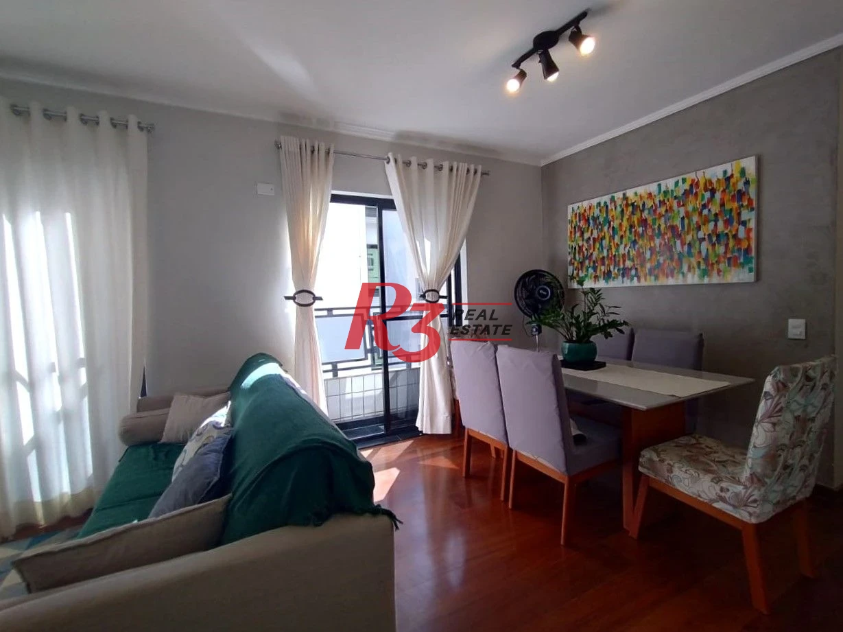 Apartamento com 2 dormitórios à venda, 89 m² por R$ 790.000,00 - Pompéia - Santos/SP