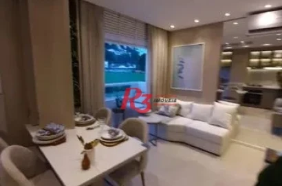 Apartamento com 2 dormitórios à venda, 42 m² por R$ 320.000,00 - Jabaquara - Santos/SP