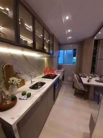 Apartamento com 2 dormitórios à venda, 42 m² por R$ 320.000,00 - Jabaquara - Santos/SP