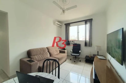 Apartamento com 2 dormitórios à venda, 61 m² por R$ 345.000,00 - Marapé - Santos/SP