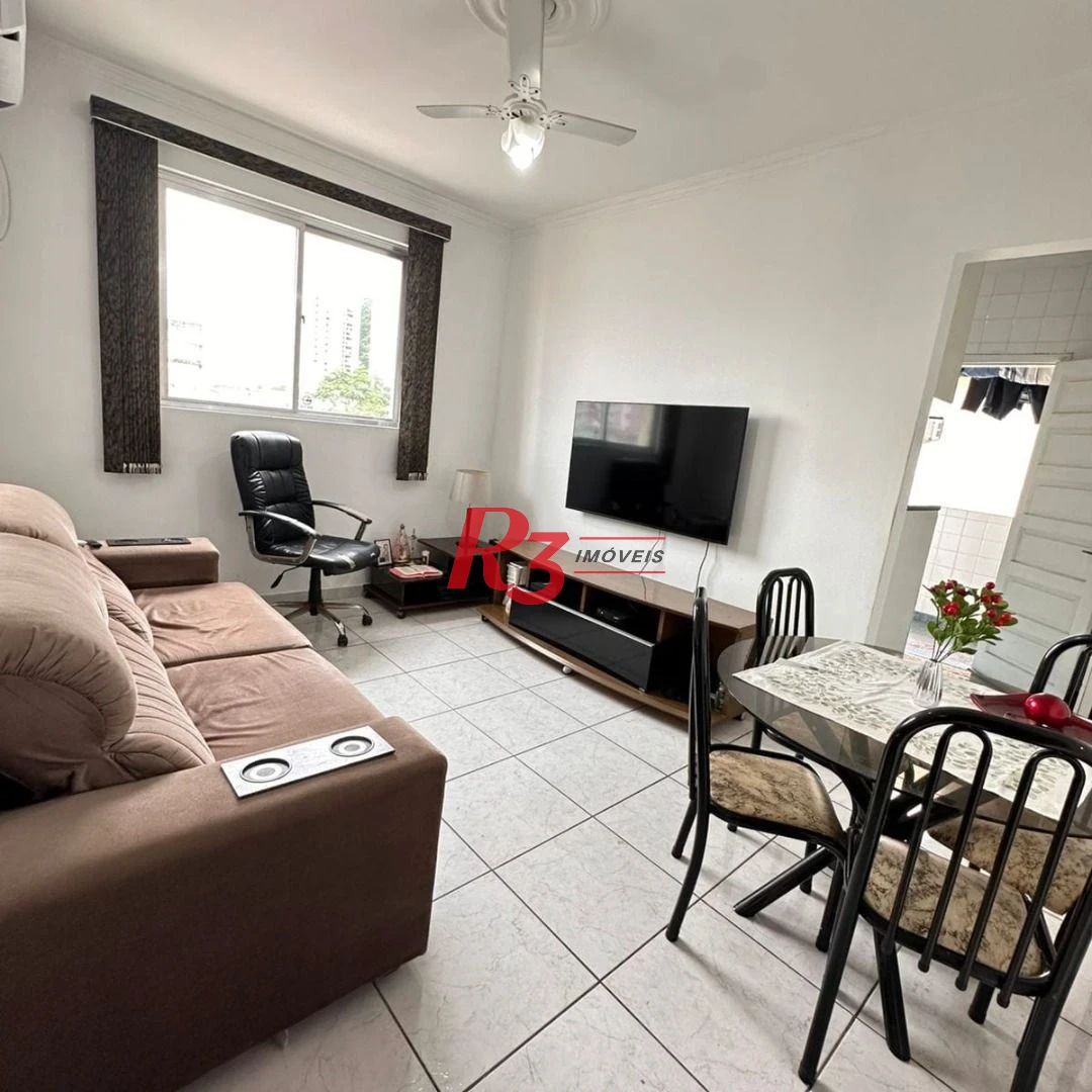 Apartamento com 2 dormitórios à venda, 61 m² por R$ 345.000,00 - Marapé - Santos/SP