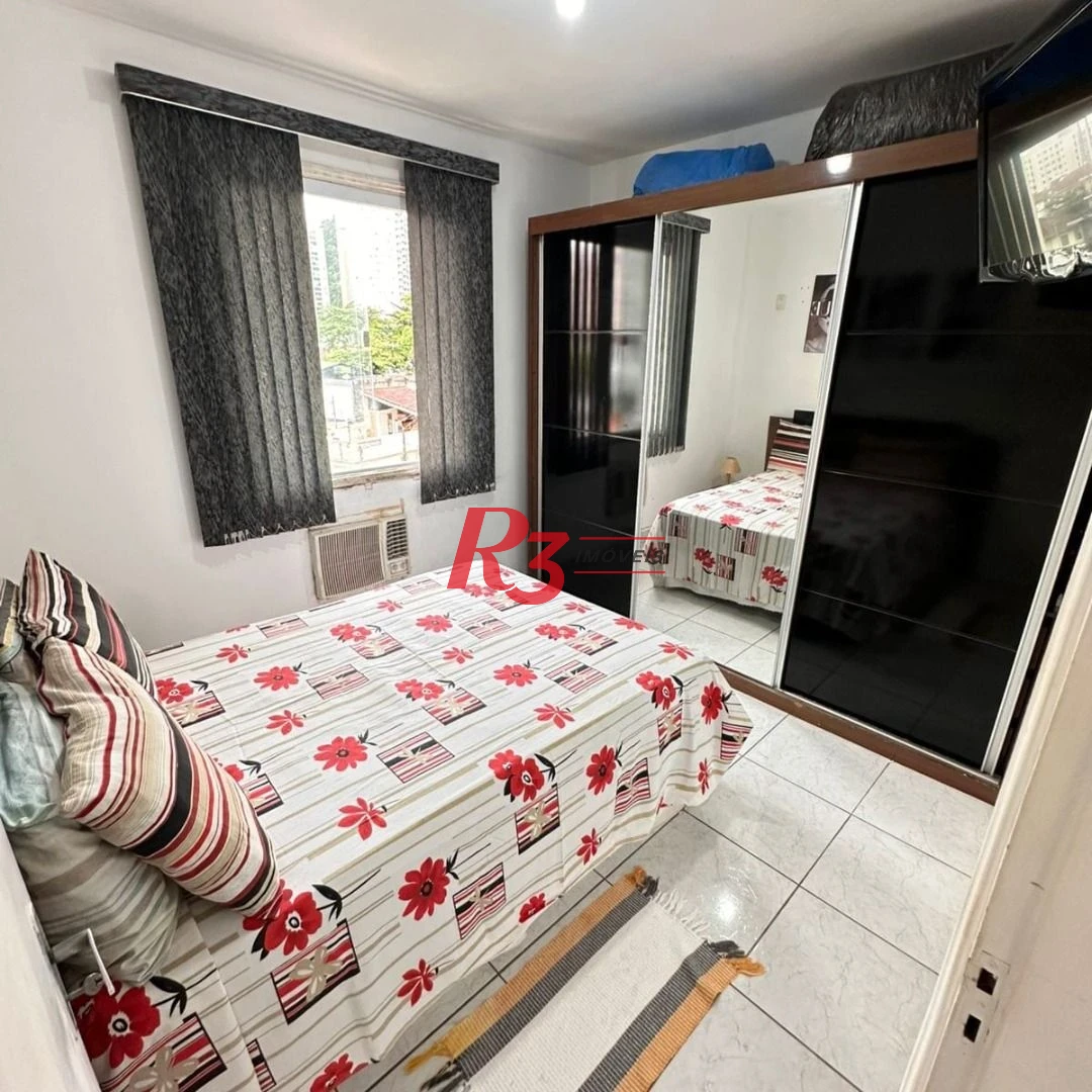 Apartamento com 2 dormitórios à venda, 61 m² por R$ 345.000,00 - Marapé - Santos/SP