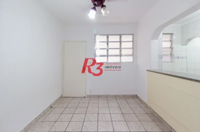 Apartamento com 2 dormitórios à venda, 58 m² por R$ 550.000,00 - Pompéia - Santos/SP