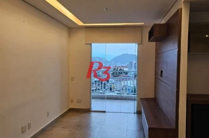 Apartamento, 83 m² - venda por R$ 904.000,00 ou aluguel por R$ 5.000,00/mês - Marapé - Santos/SP