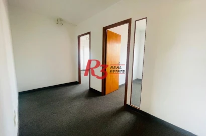 Sala para alugar, 60 m² por R$ 2.700,00/mês - Embaré - Santos/SP