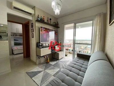 Apartamento à venda, 59 m² por R$ 580.000,00 - Vila Matias - Santos/SP