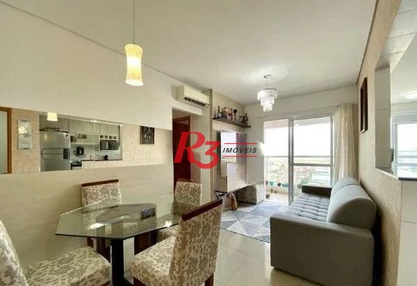 Apartamento à venda, 59 m² por R$ 580.000,00 - Vila Matias - Santos/SP