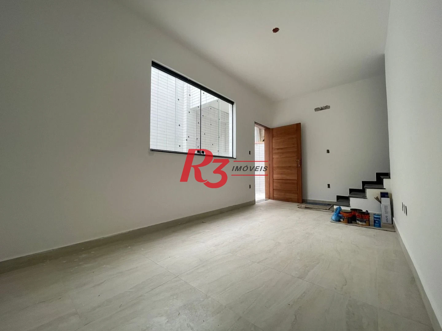 Sobrado fundos com 3 dormitórios, 1 suíte à venda, 152 m² por R$ 846.000 - Vila Belmiro - Santos/SP