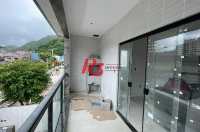 Sobreposta Alta com 3 dormitórios, 3 suítes e varanda gourmet  à venda, 127 m² por R$ 898.000 - Vila Belmiro - Santos/SP