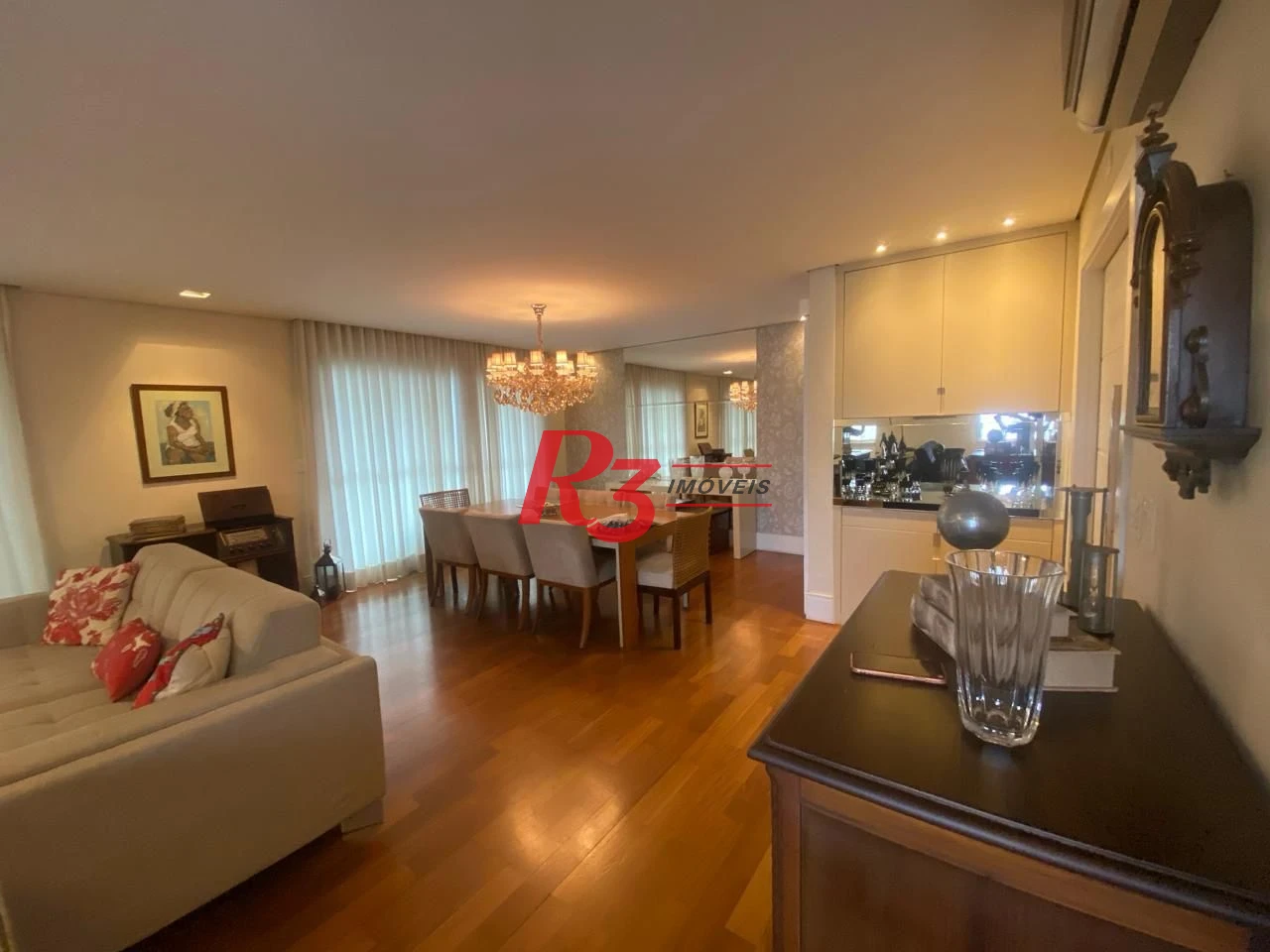 Apartamento com 4 dormitórios à venda, 205 m² por R$ 3.390.000,00 - Embaré - Santos/SP