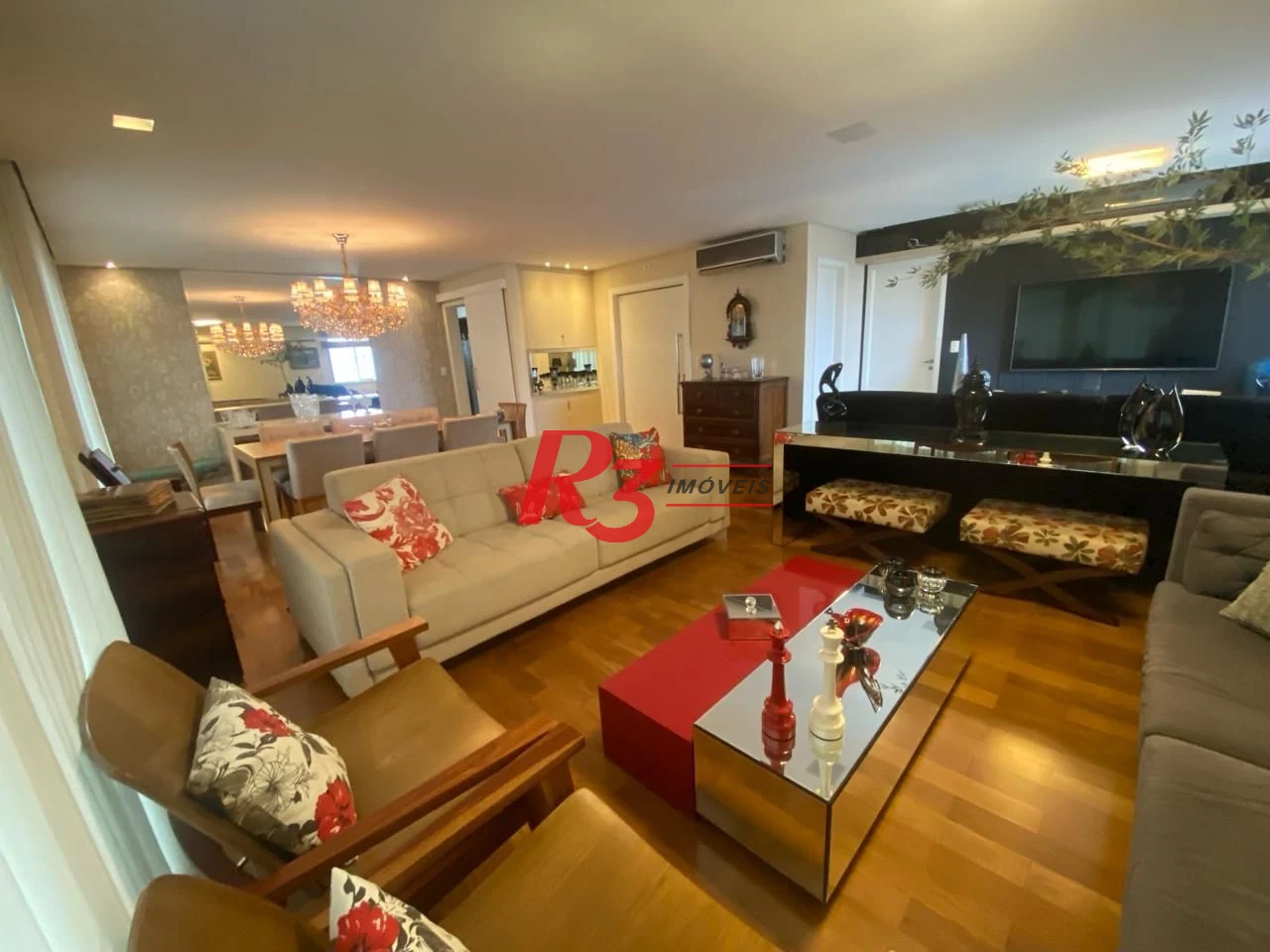 Apartamento com 4 dormitórios à venda, 205 m² por R$ 3.390.000,00 - Embaré - Santos/SP