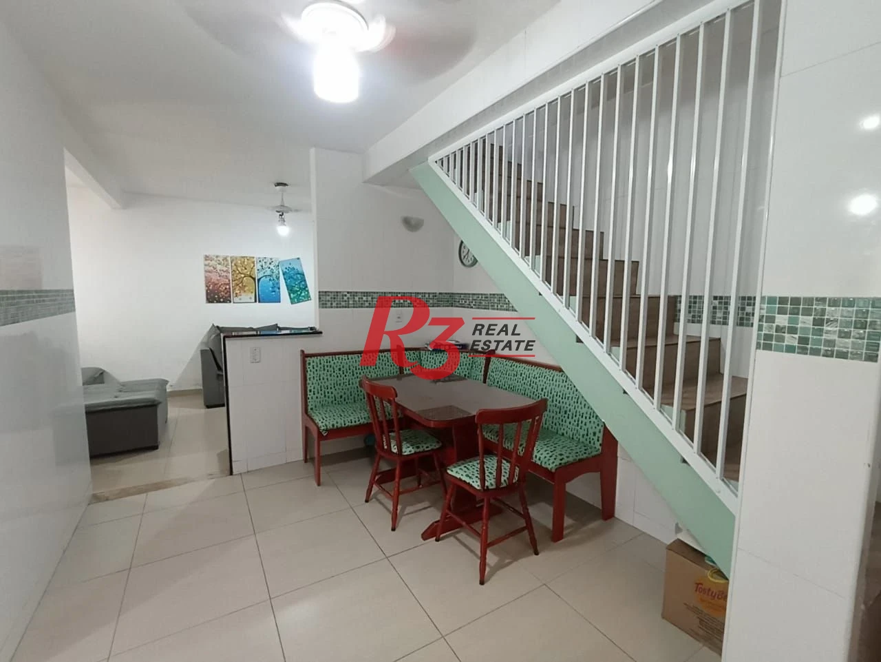 Casa com 3 dormitórios para alugar, 110 m² por R$ 3.500,02/mês - Aparecida - Santos/SP
