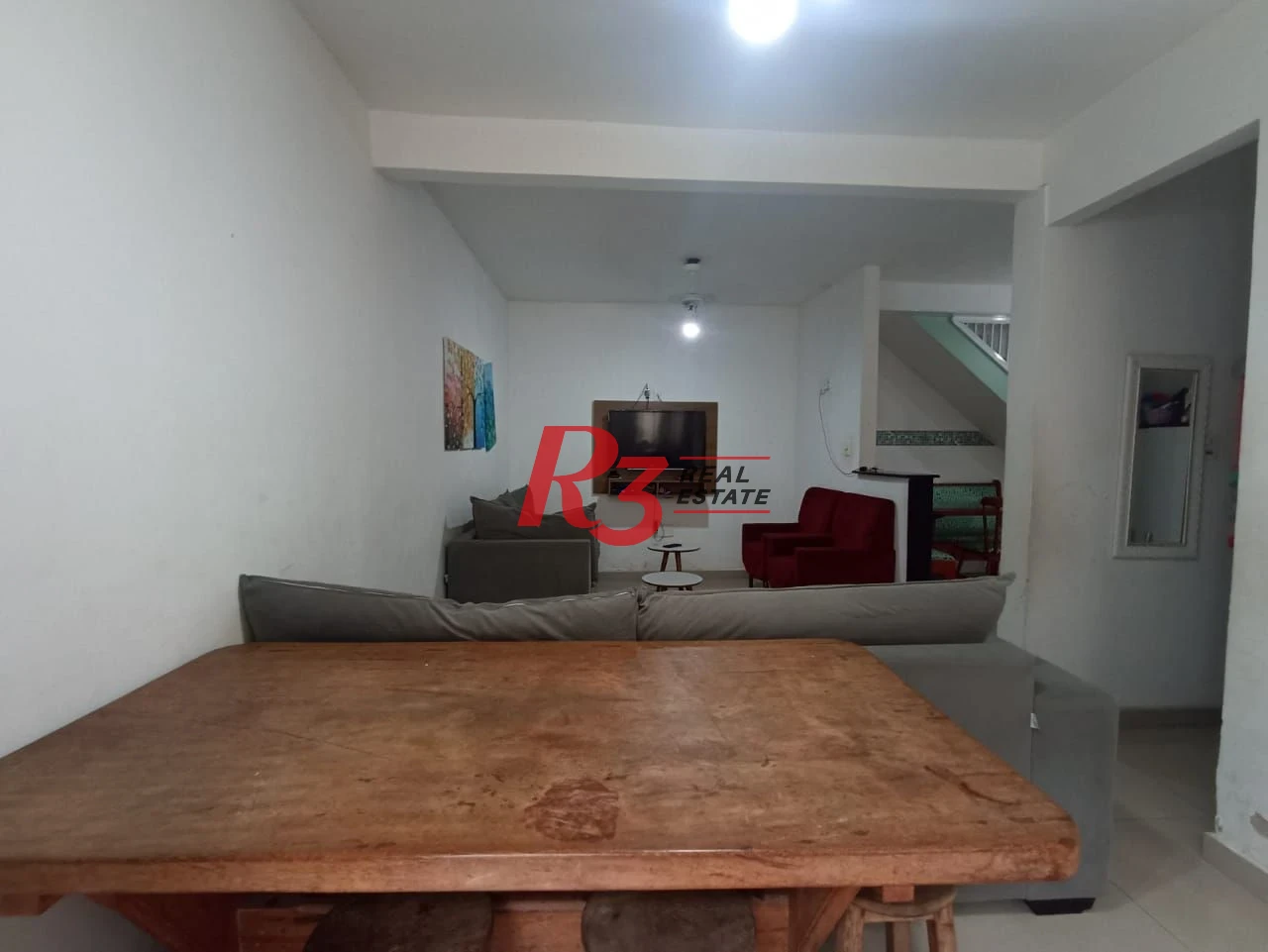 Casa com 3 dormitórios para alugar, 110 m² por R$ 3.500,02/mês - Aparecida - Santos/SP