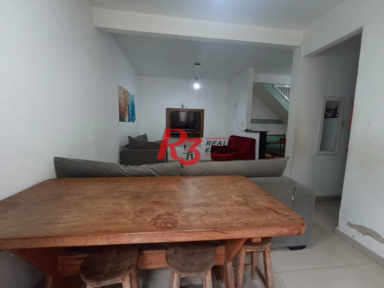 Casa com 3 dormitórios para alugar, 110 m² por R$ 3.500,02/mês - Aparecida - Santos/SP